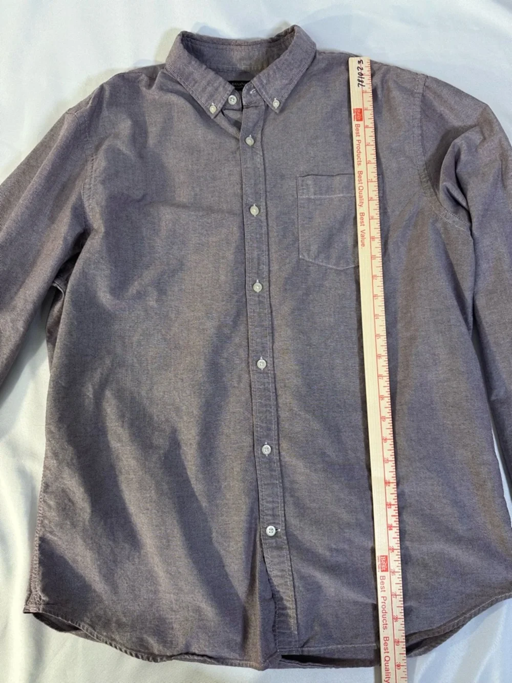Banana Republic Men's Button-Down Shirt in Mauve Heather‎